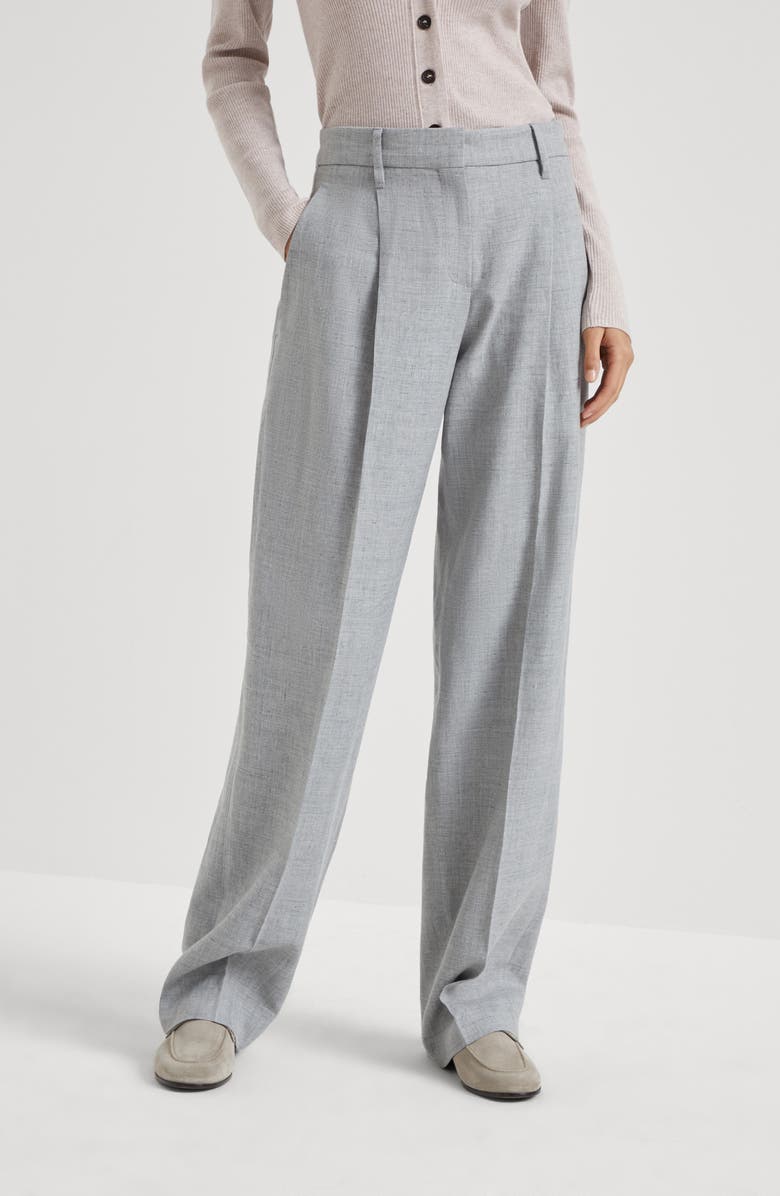 Brunello Cucinelli Loose Straight trousers, Alternate, color, 
