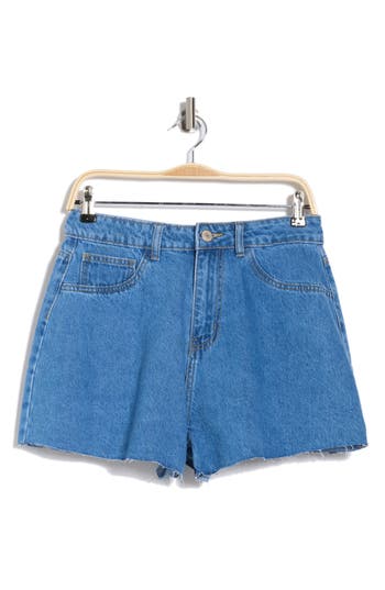 Flying Angel High Waist Denim Cutoff Shorts
