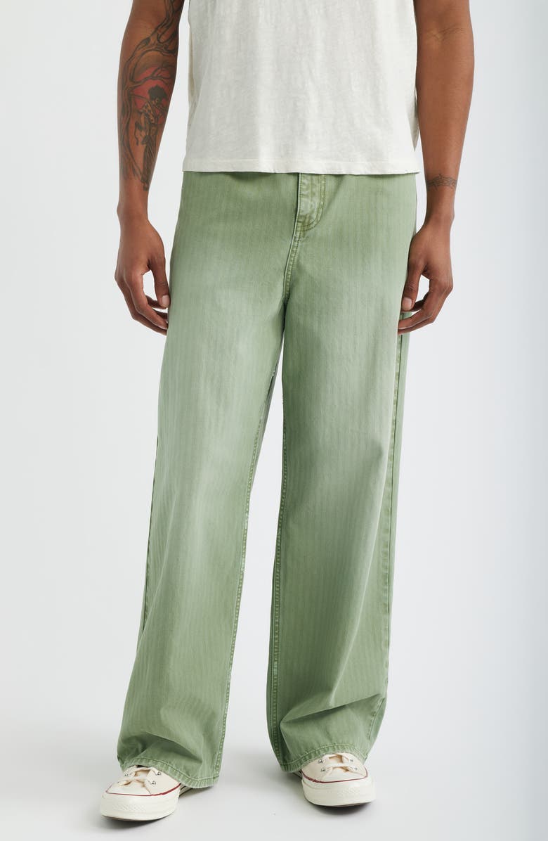 Elwood Archive Herringbone Twill Pants, Main, color, Terrain