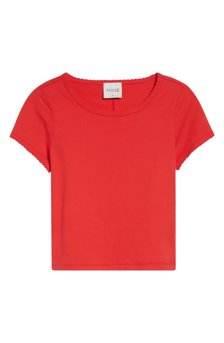POSSE Clover Organic Cotton T-Shirt, Alternate, color, Red