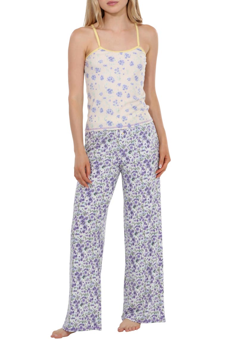 Cuddle Crew Floral Pajamas, Main, color, RENEWAL MIX FLORAL