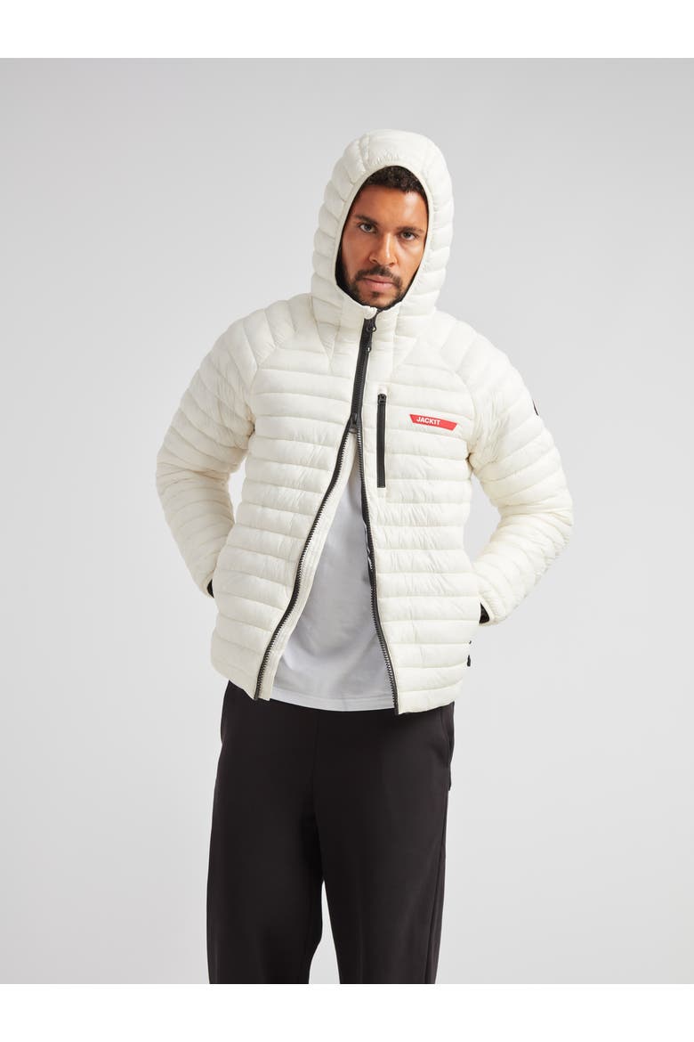 Satell1Te Long Sleeve Hooded Jacket, Alternate, color, VINTAGE WHITE