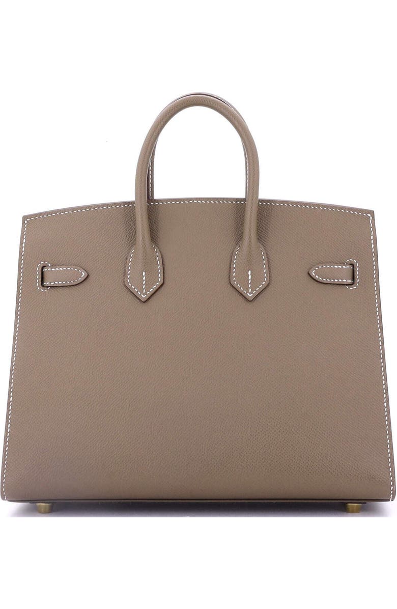Pre-Owned Hermes Birkin Sellier Bag Grey Epsom with Gold Hardware 25, Alternate, color,