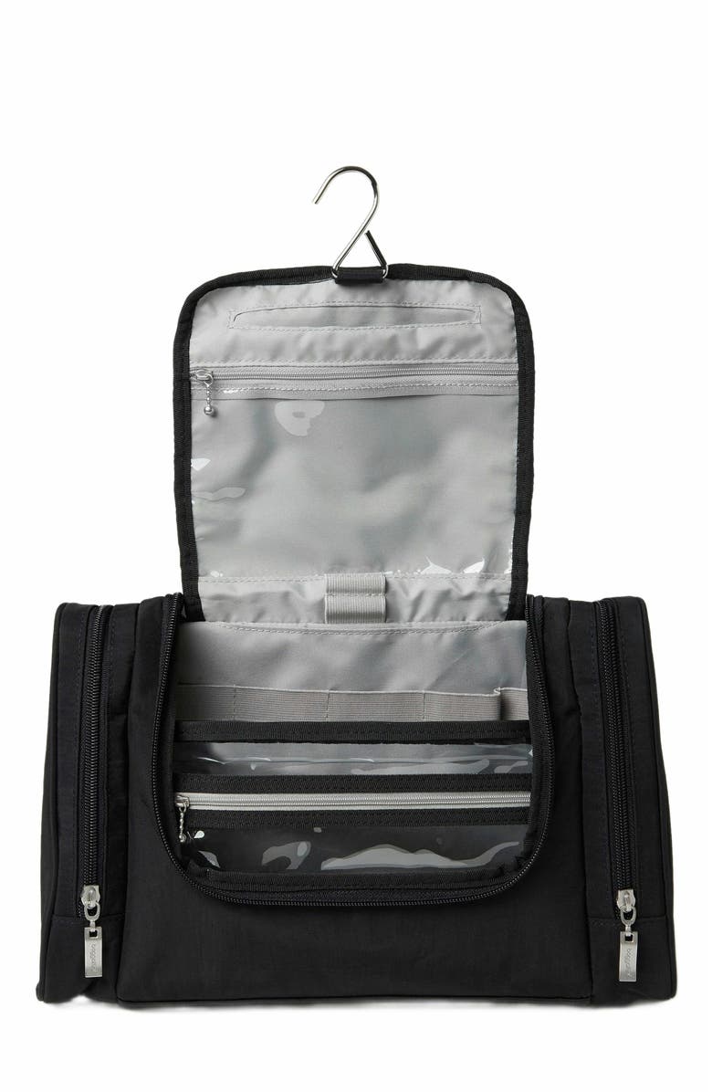 BAGGALLINI Travel Toiletry Kit Cosmetic Bag, Alternate, color, Black