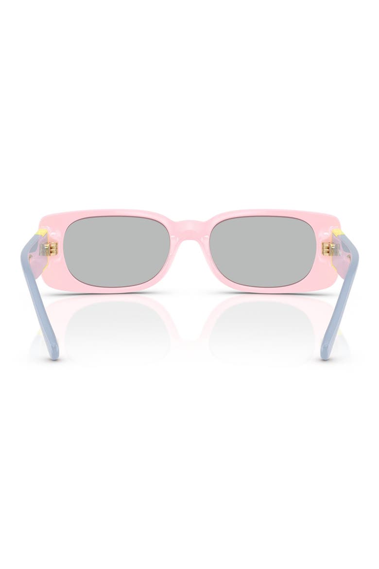 Kids' 47mm Rectangular Sunglasses, Alternate, color, FULL PINK / LIGHT GREY