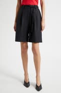 POSSE Yvette High Rise Linen Blend Shorts