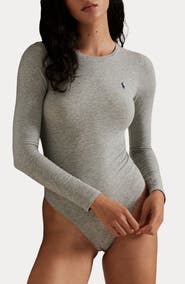 Polo Ralph Lauren Long Sleeve Cotton Blend Bodysuit