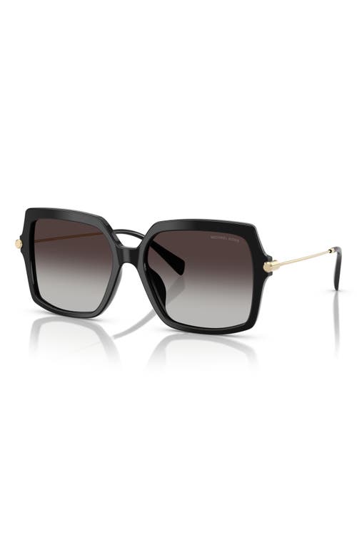 Michael Kors 55mm Square Sunglasses In Black