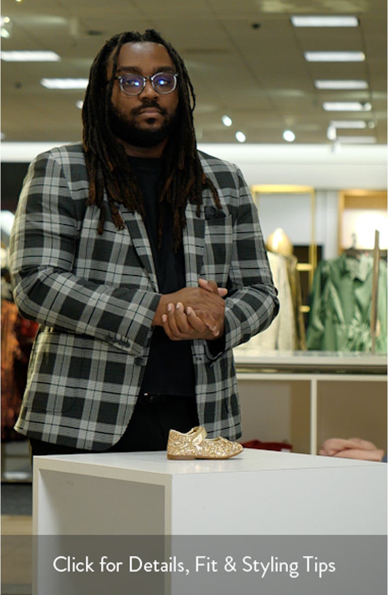 Kids' Glitter Bow Ballet Flat, sales video thumbnail