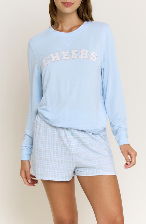 Honeydew Sugar Sweetheart Short Pajamas In Blue
