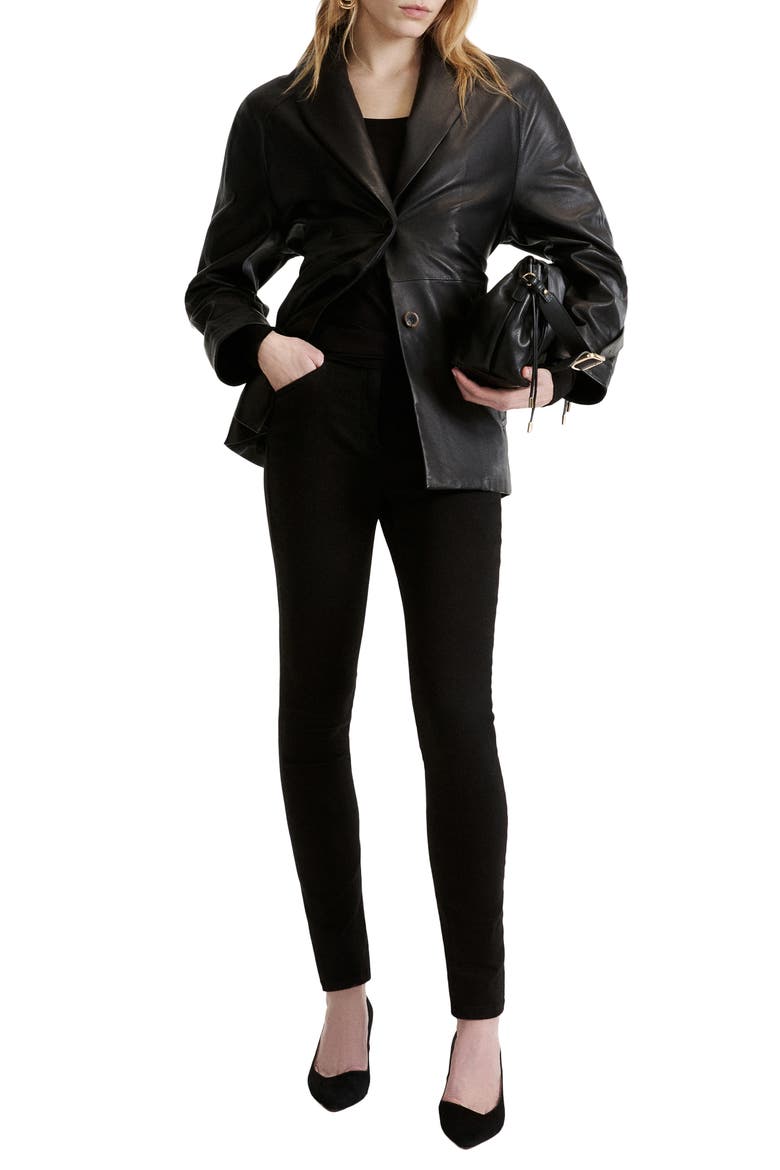 Stretch Pants, Alternate, color, BLACK
