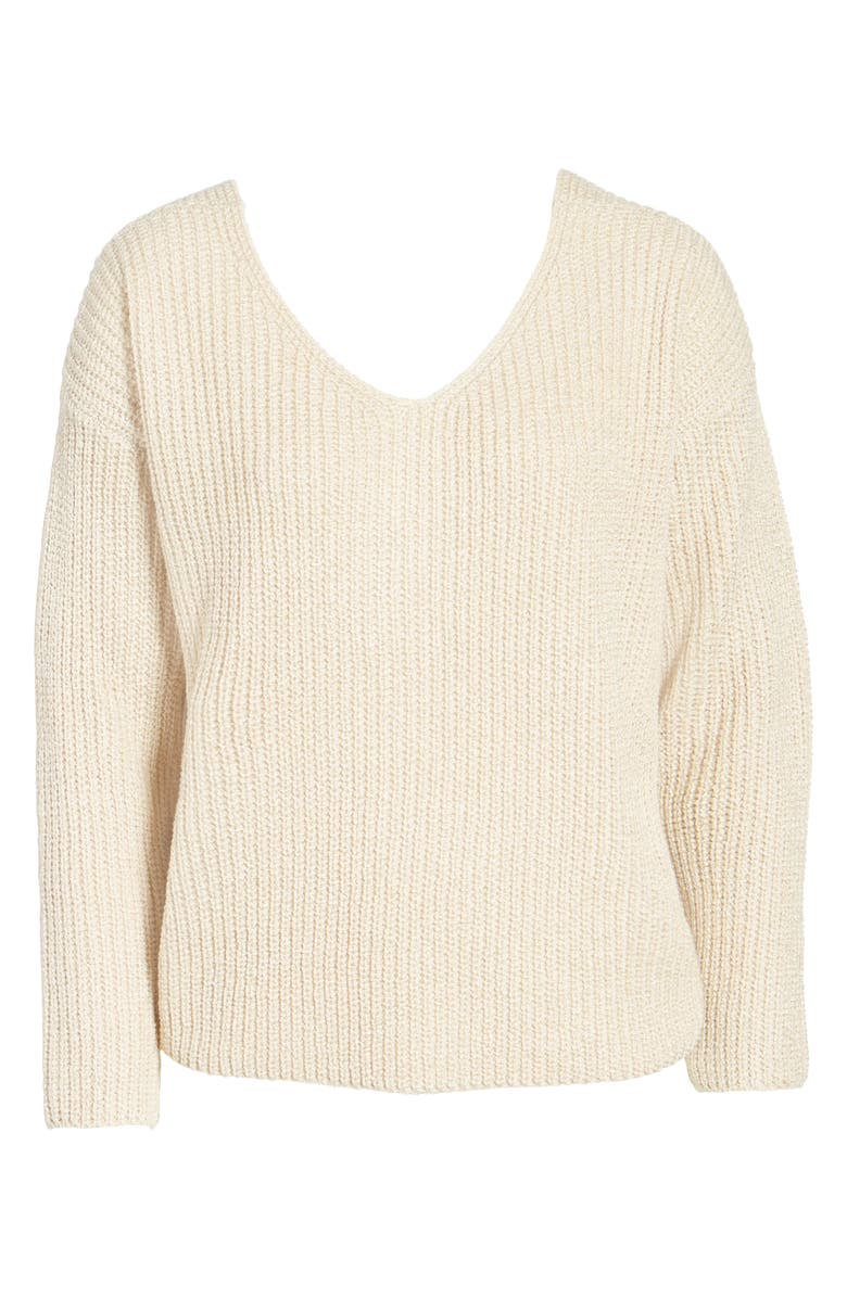 ASTR the Label Twist Back Sweater, Alternate, color,