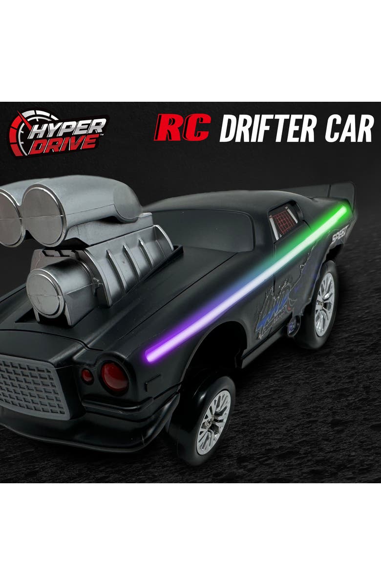 Hyper Drive Rc Drifter Car, Street Racer With Led Lights For Kids, Alternate, color, Multicolored