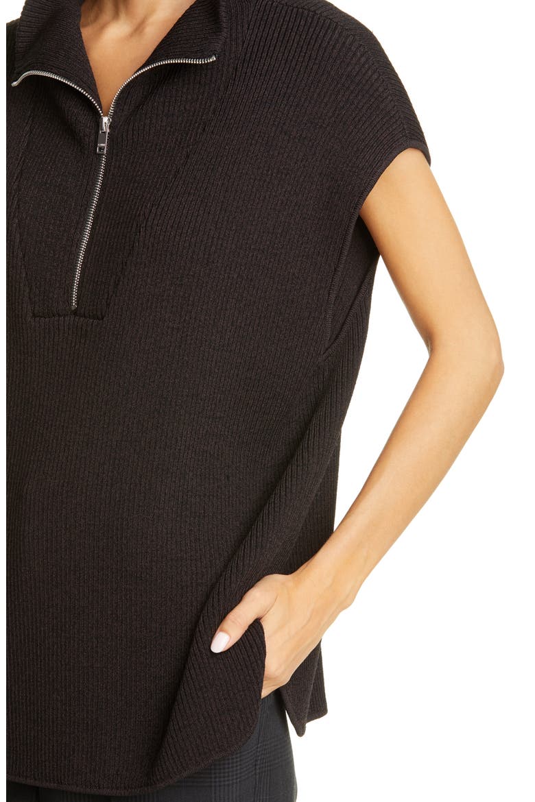 Half Zip Sweater, Alternate, color, CHICORY COFFEE