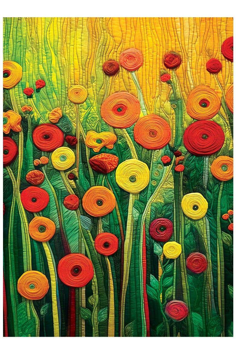 The Joy of Flowers 1000 Piece Puzzle, Alternate, color, Multicolor