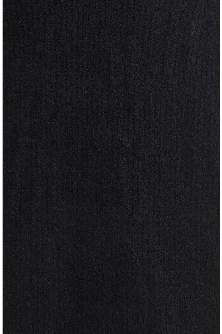 Blouson Sleeve Cardigan, Alternate, color, BLACK