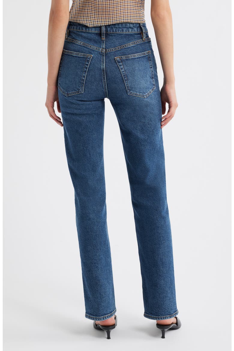 The Ruler High Waist Straight Leg Jeans, Alternate, color, ARCHIE