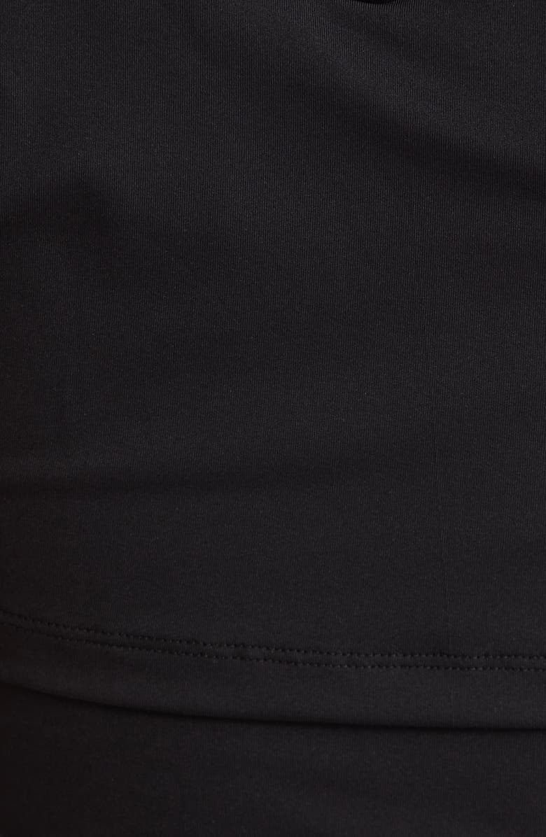 Princess Polly Noteworthy Grommet One-Shoulder Asymmetric Top, Alternate, color, Black