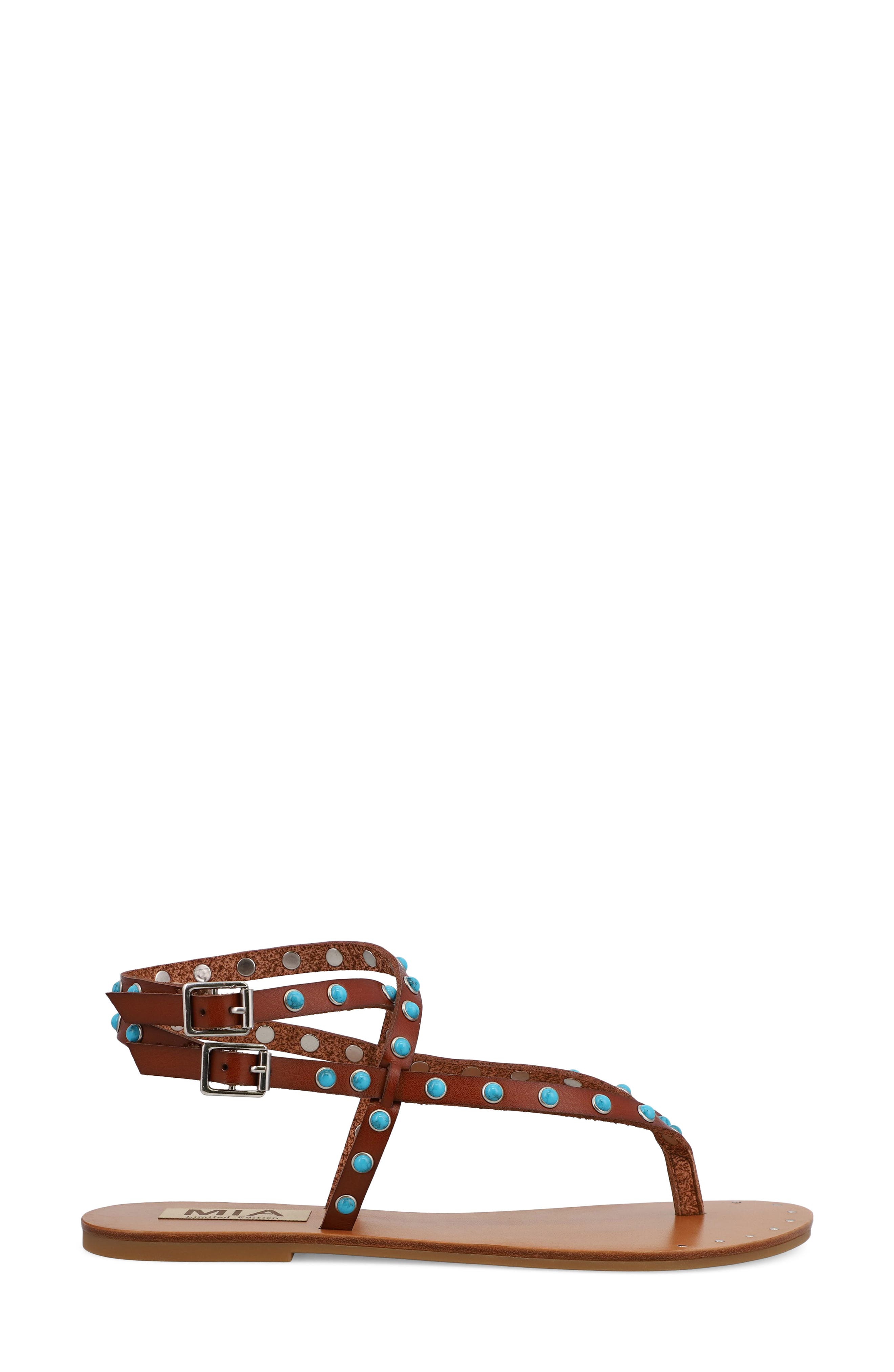 MIA Tahira Sandal, Alternate, color, Cognac