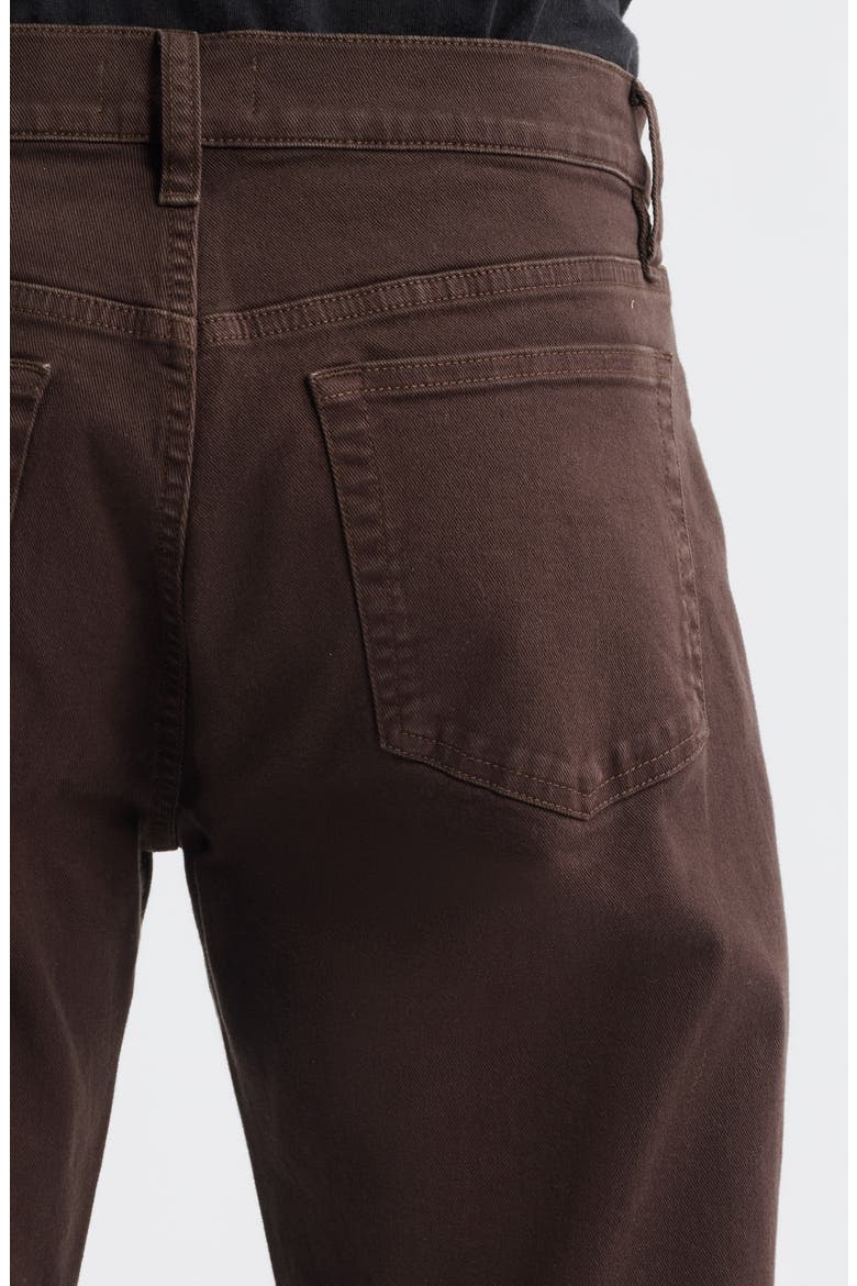 Modern Straight Jeans, Alternate, color, GARAGE DARK BROWN