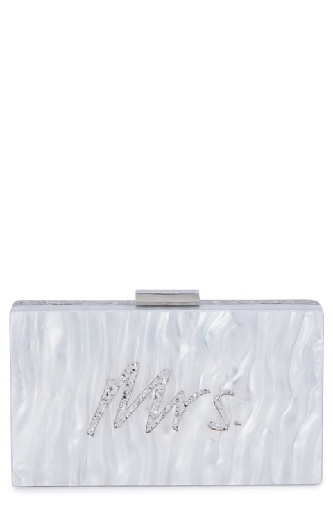 Mrs. Glitter Acrylic Pod Bag