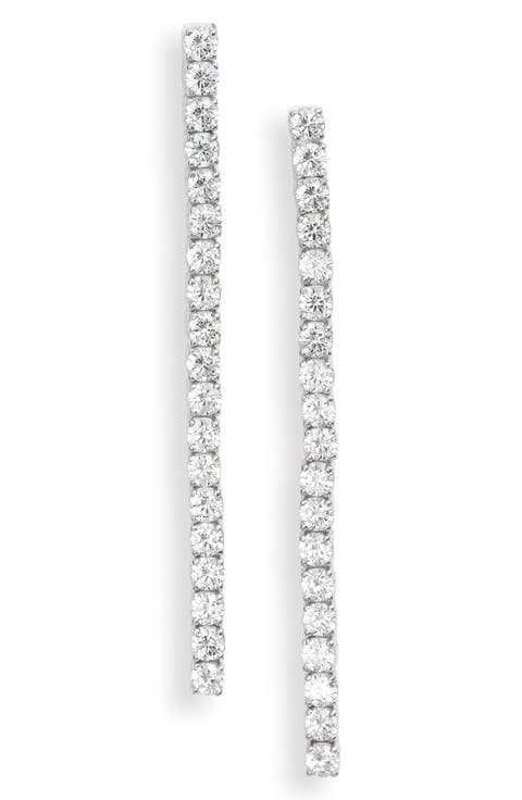 Cubic Zirconia Drop Earrings