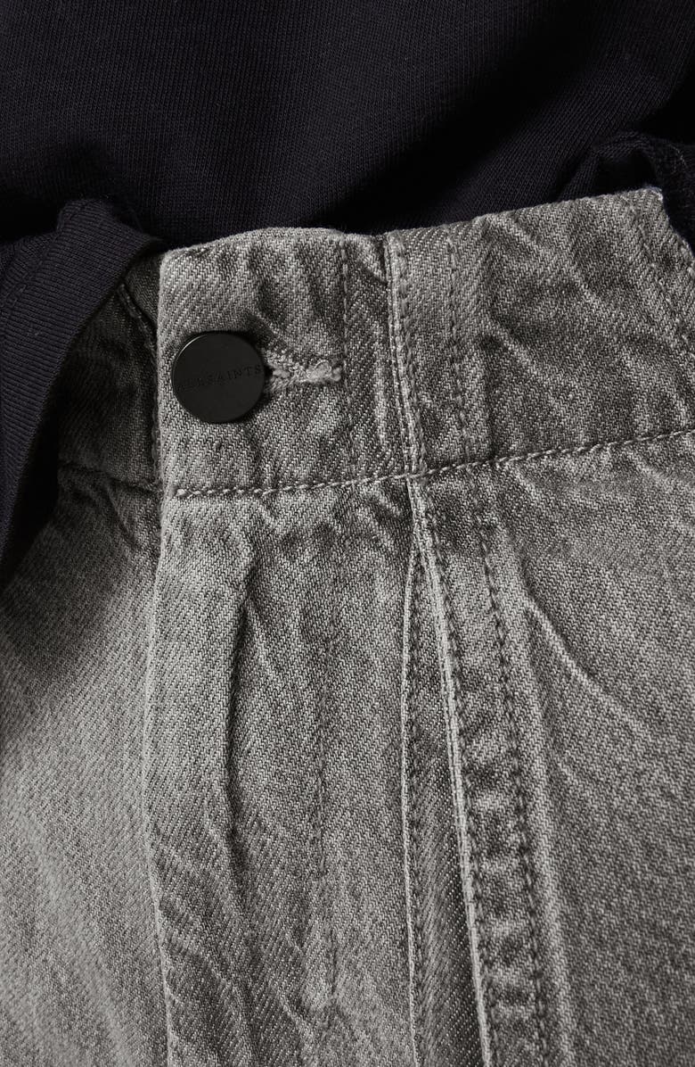 smALLSAINTS by ALLSAINTS Kids' Denim Cargo Joggers, Alternate, color, 