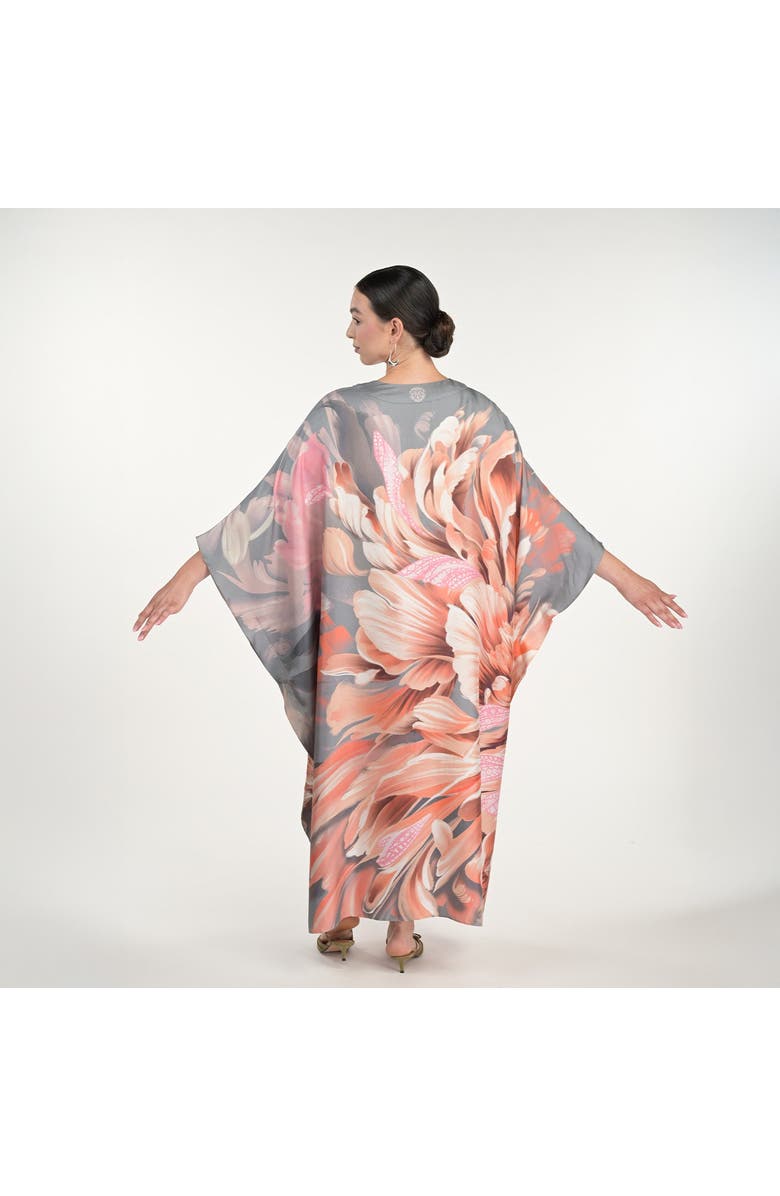 Silk&Soul Kaftan Dress, Alternate, color, Orange