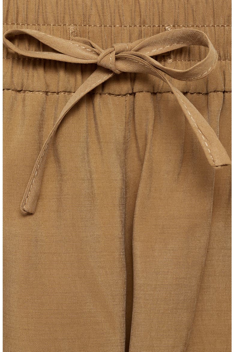 Drawstring Shorts, Alternate, color, MEDIUM BROWN