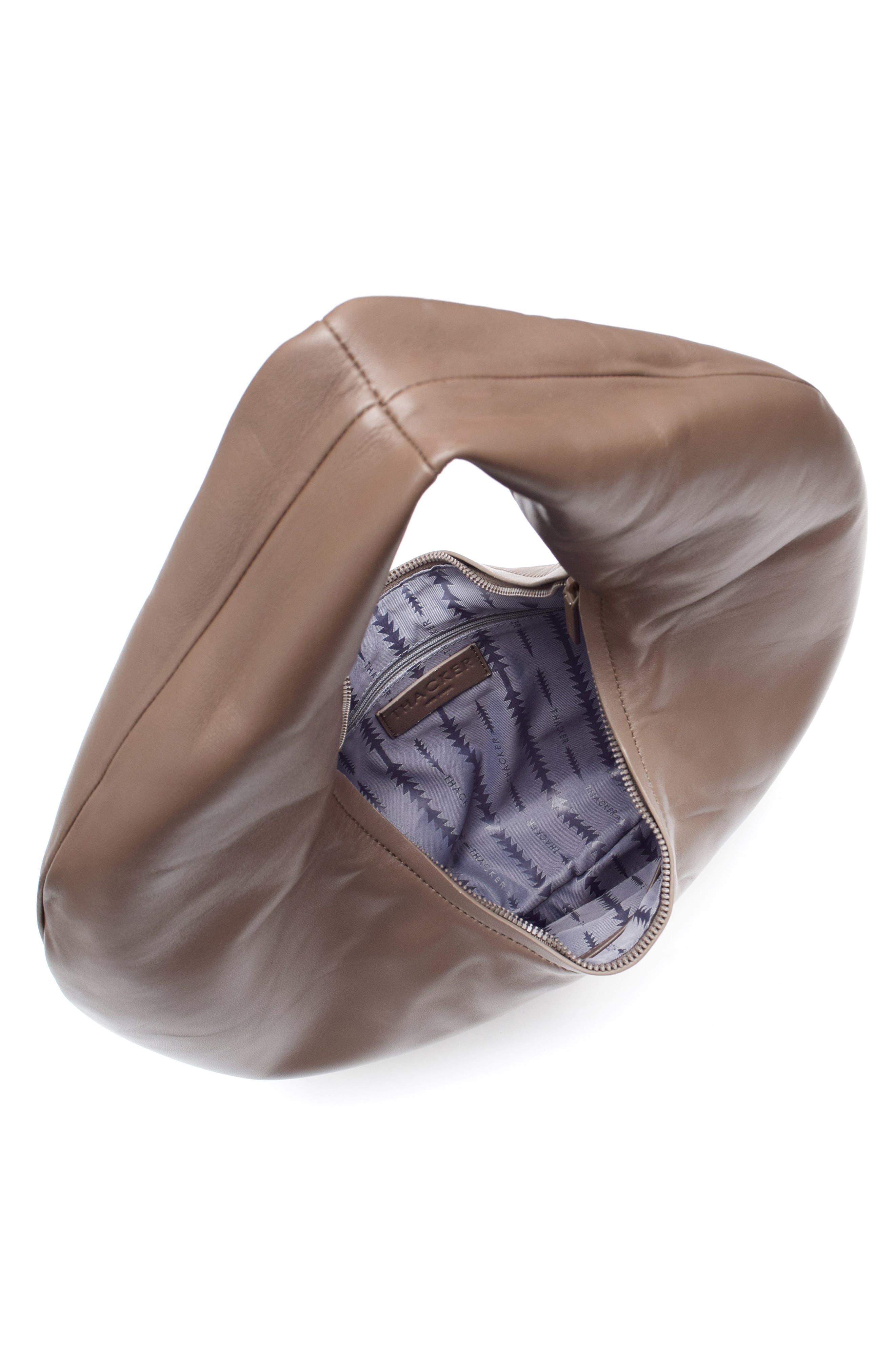Thacker Ceil Leather Hobo Bag, Alternate, color, Mushroom