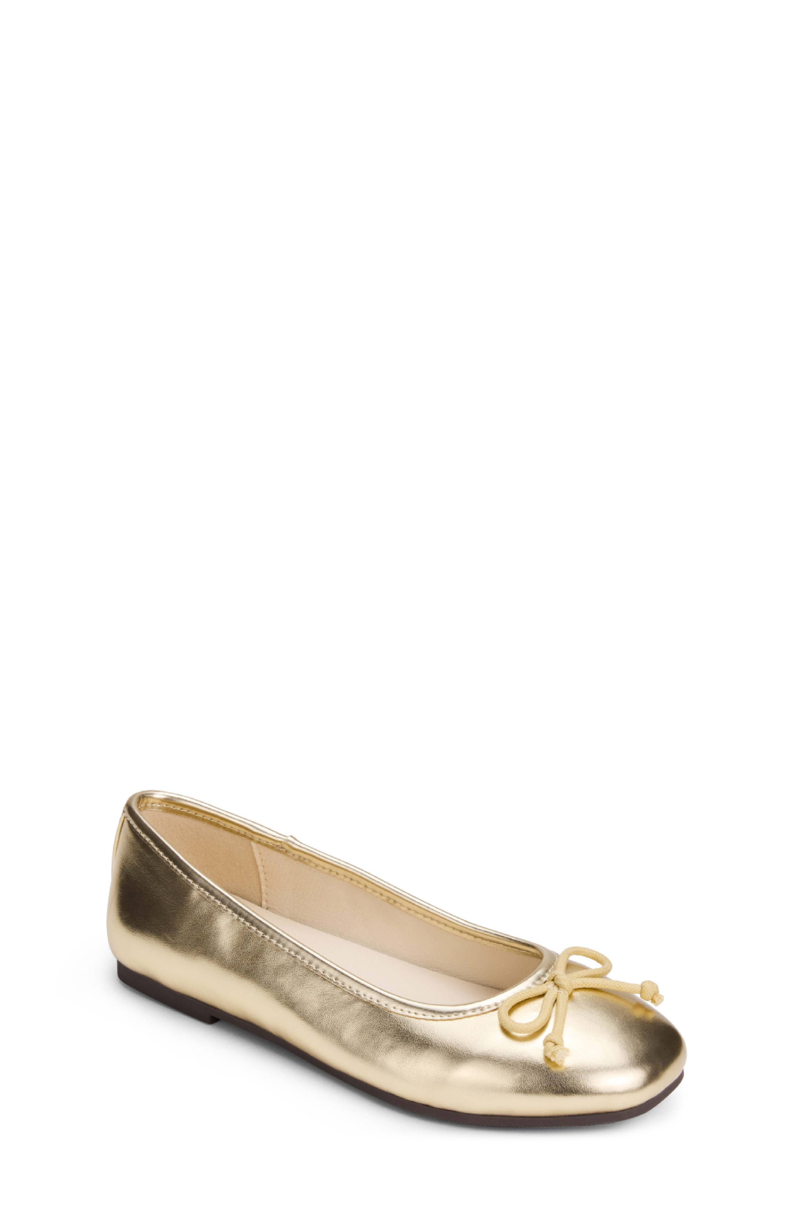Yosi Samra Kids
 Miss Sadie Balle Flat, Main, color, Gold