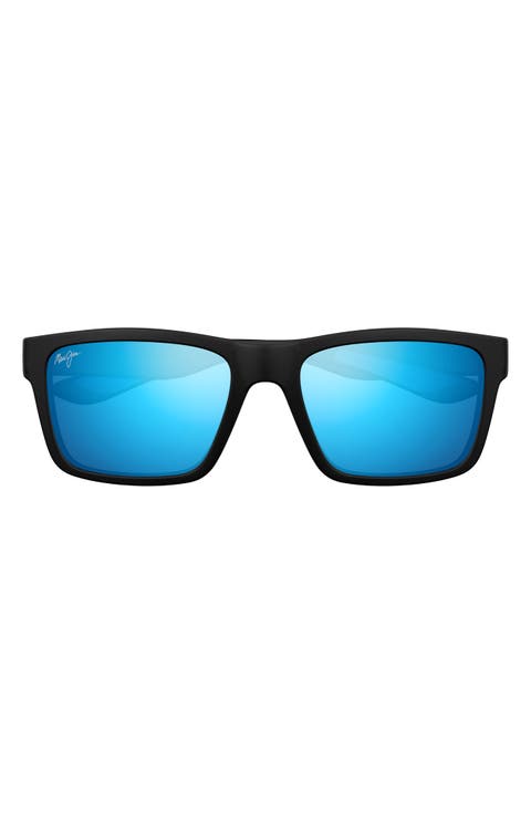 The Flats 57mm PolarizedPlus2® Rectangular Sunglasses