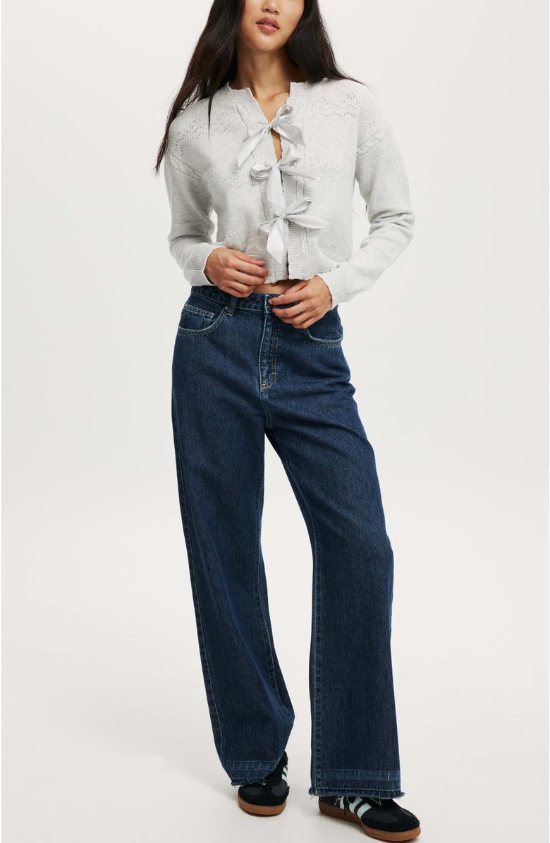 Cotton On Nostalgia Bow Cardigan, Alternate, color,