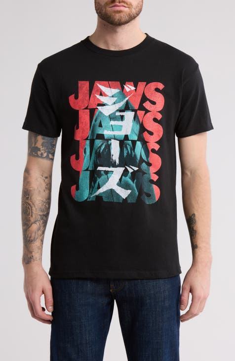 Jaws Kanji Bite Graphic T-Shirt