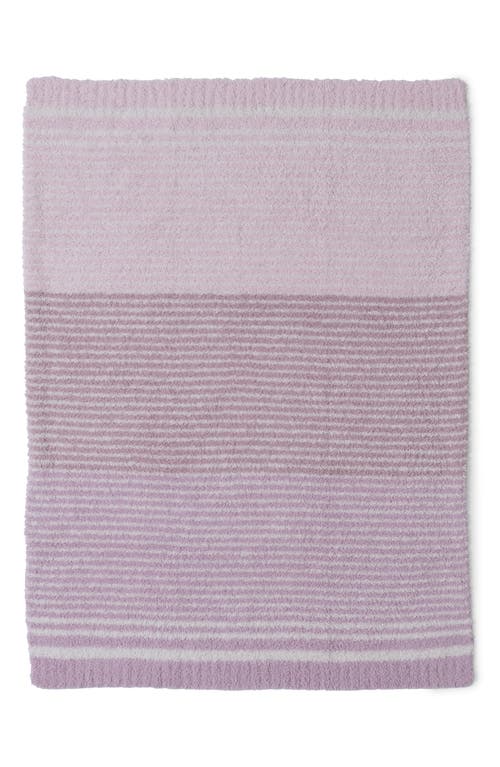 Barefoot Dreams Cozychic® Gradient Stripe Stroller Blanket In Petal Multi