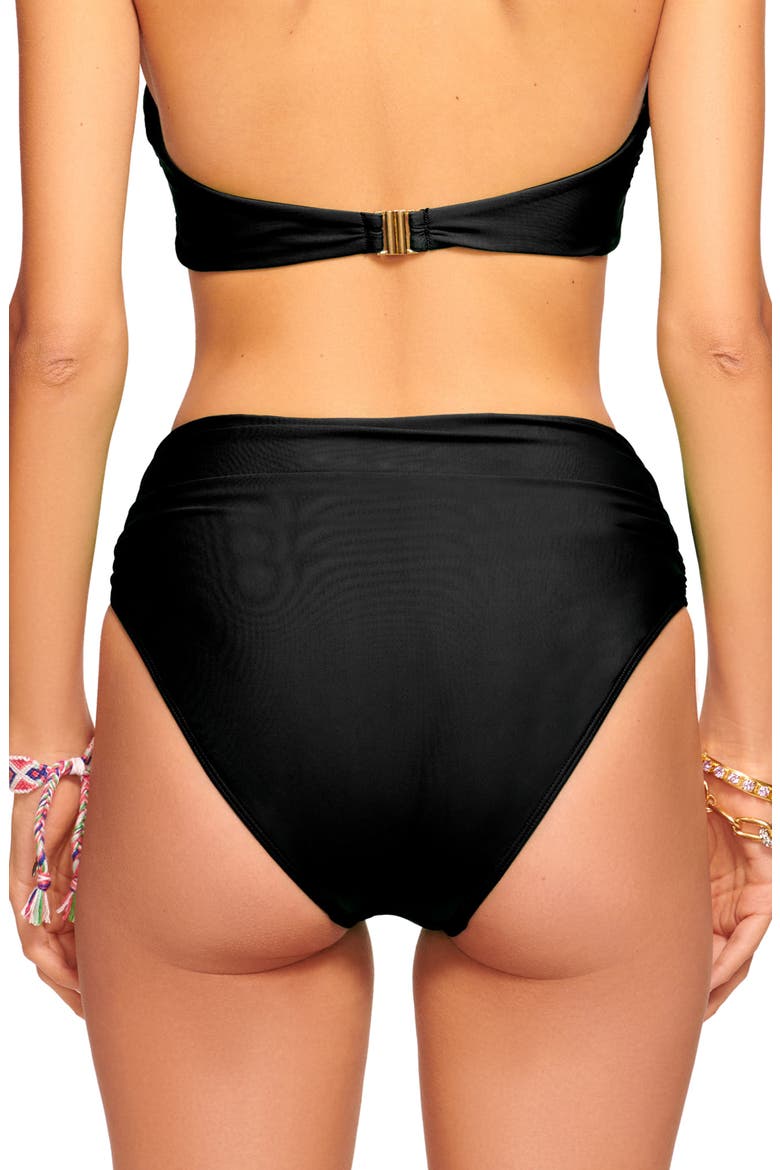 Kimber Tie Belt Bikini Bottoms, Alternate, color, BLACK