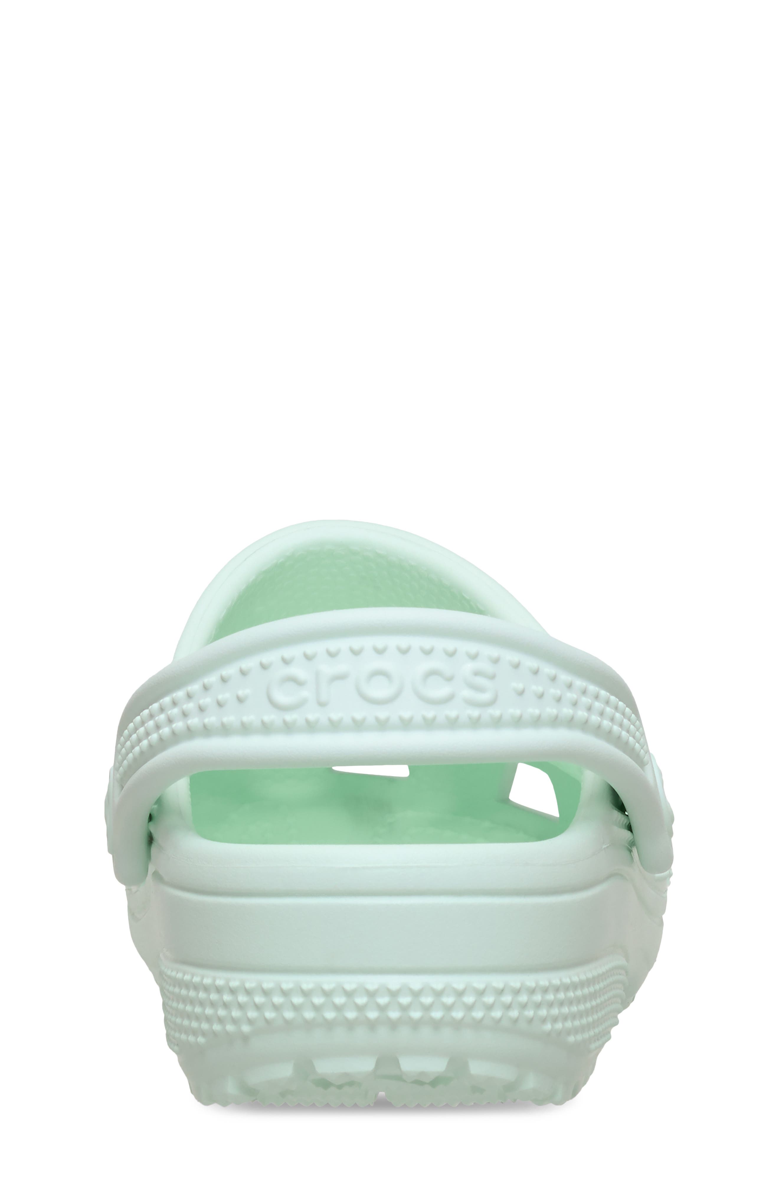 Kids' Classic Hearts Cutout Clog, Alternate, color, RETRO ICE