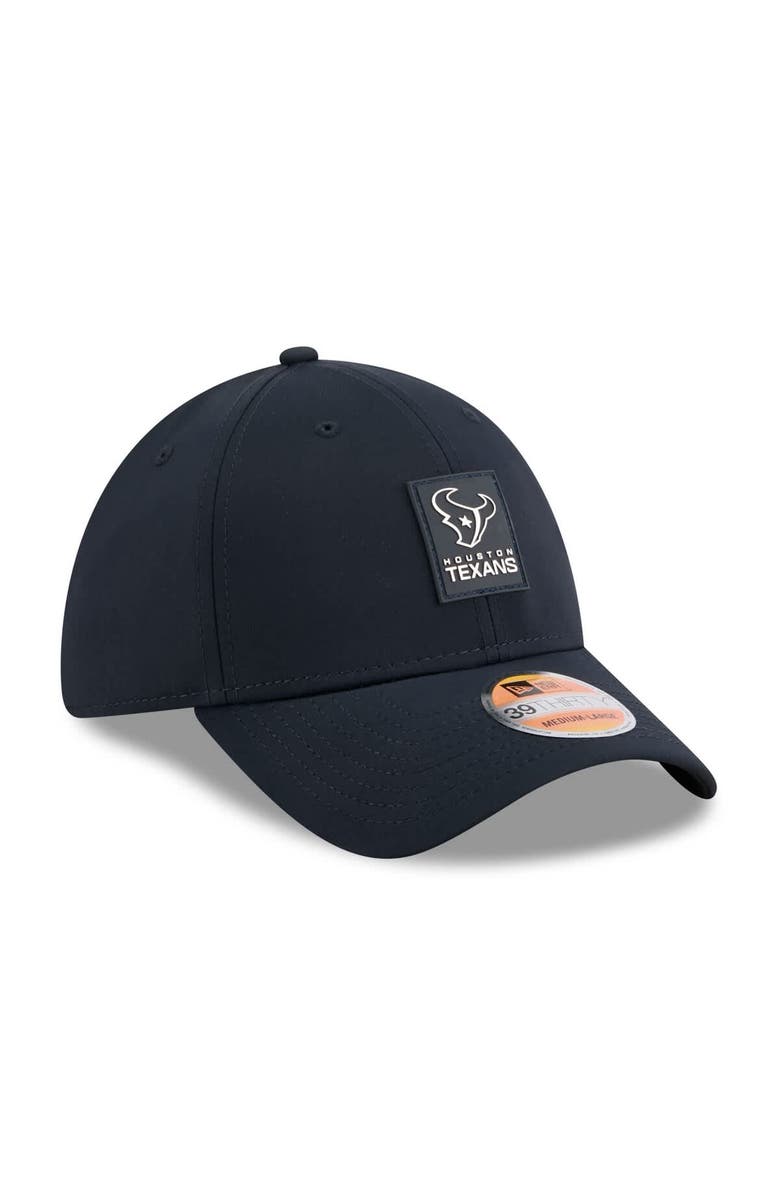 New Era Men's New Era Navy Houston Texans 2025 Sideline 39THIRTY Flex Hat, Alternate, color, Navy