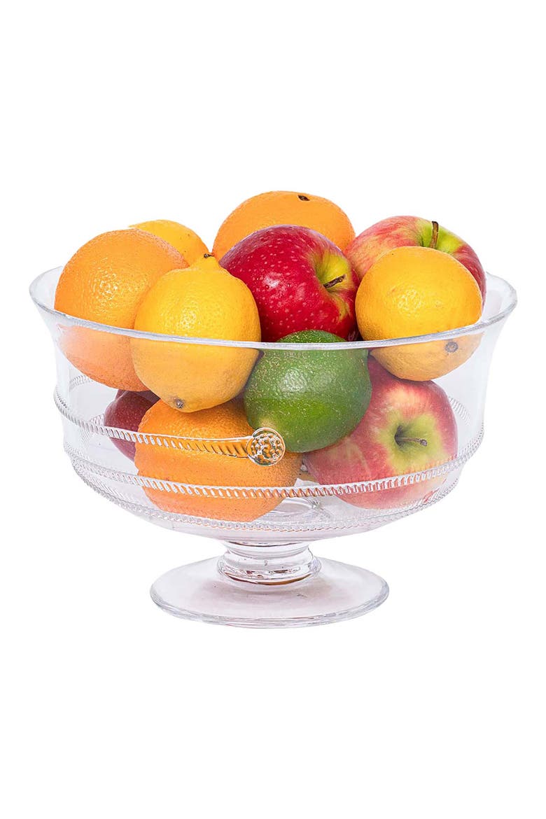 Amalia Footed Bowl, Alternate, color, CLEAR