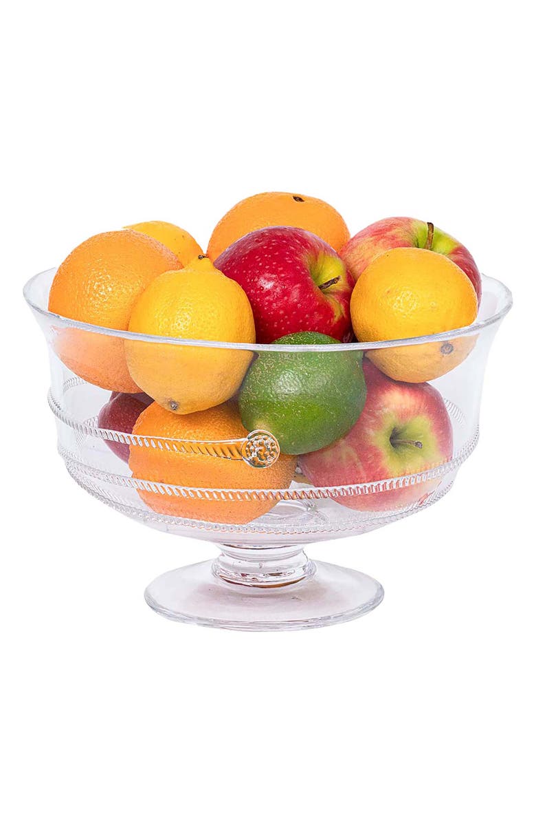 Juliska Amalia Footed Bowl, Alternate, color, Clear