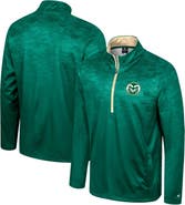 COLOSSEUM Men's Colosseum  Green Colorado State Rams The Machine Half-Zip Jacket