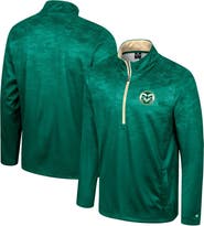 COLOSSEUM Men's Colosseum  Green Colorado State Rams The Machine Half-Zip Jacket
