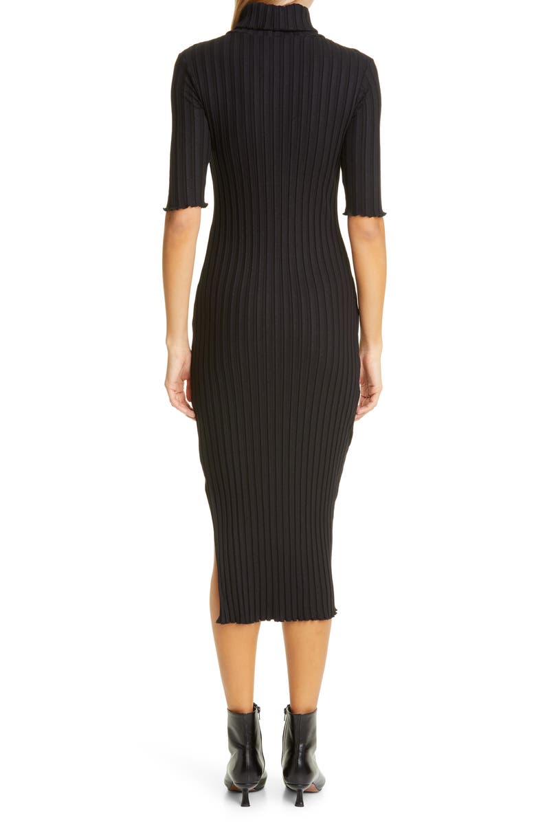 Simon Miller RIB by Simon Miller Novo Turtleneck Midi Dress, Alternate, color, 