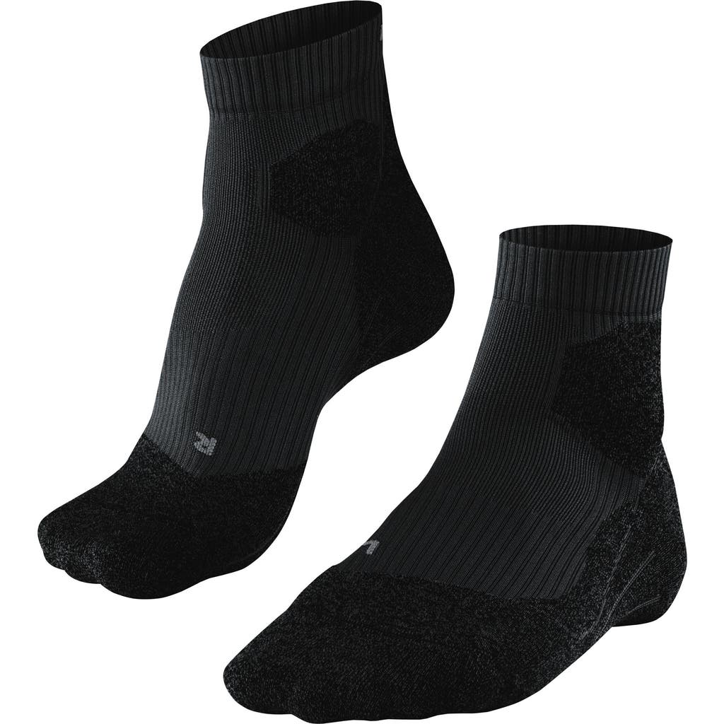 Falke Ru Trail Stabilizing Running Socks In Black