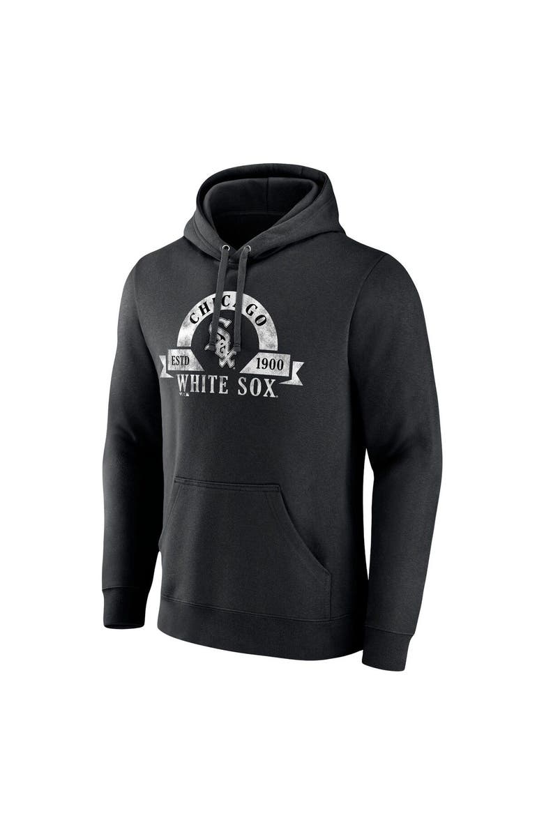 FANATICS Men's Fanatics Branded Black Chicago White Sox Big & Tall Utility Pullover Hoodie, Alternate, color, 