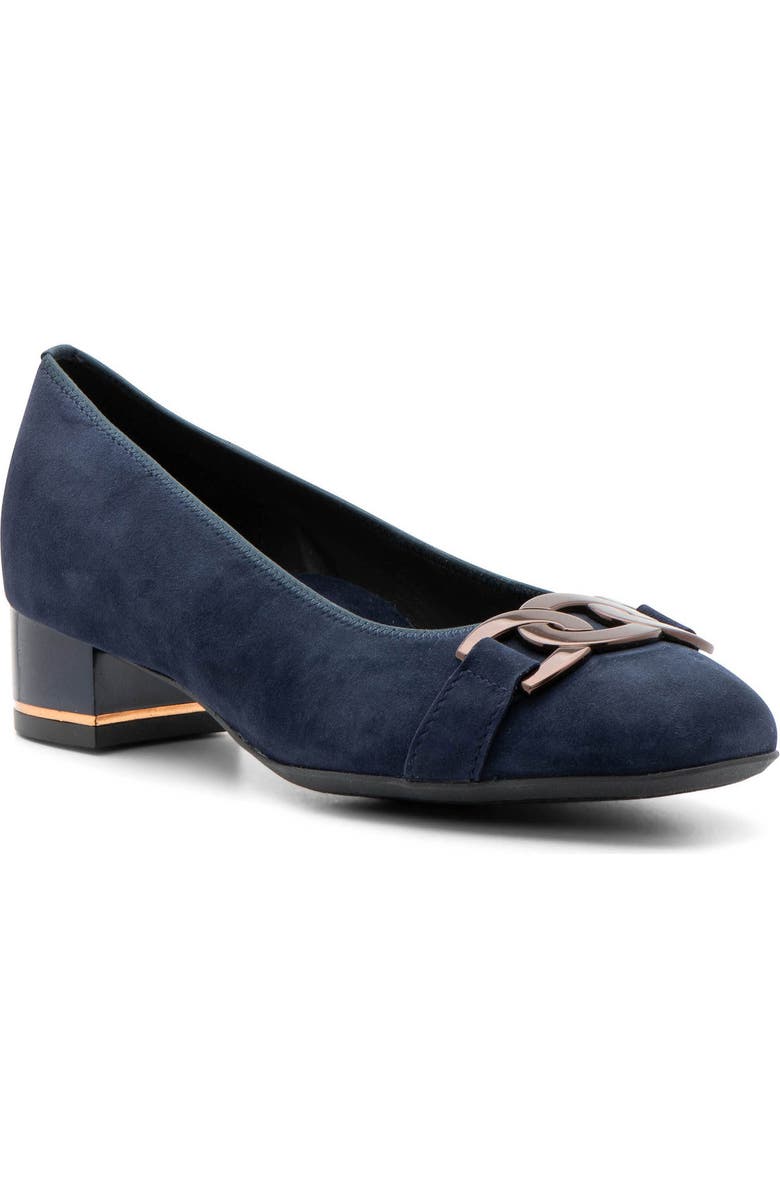 ara Gallant Chain Pump, Main, color, Midnight Blue