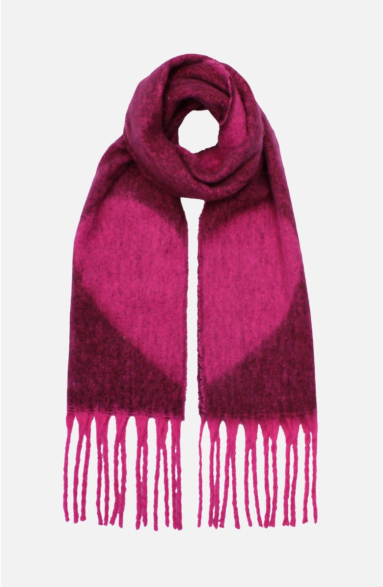 Yumi Heart Super Fluffy Scarf, Alternate, color, Multi