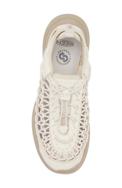 Keen Uneek Hiking Platform Sandal In Neutral