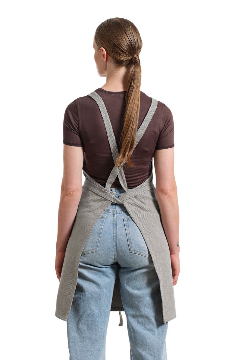 Meema Crossback Apron - Heavy Twill Solid, Alternate, color, Charcoal
