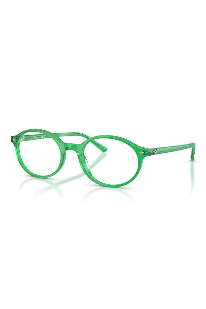 51mm Oval Optical Glasses, Alternate, color, GREEN